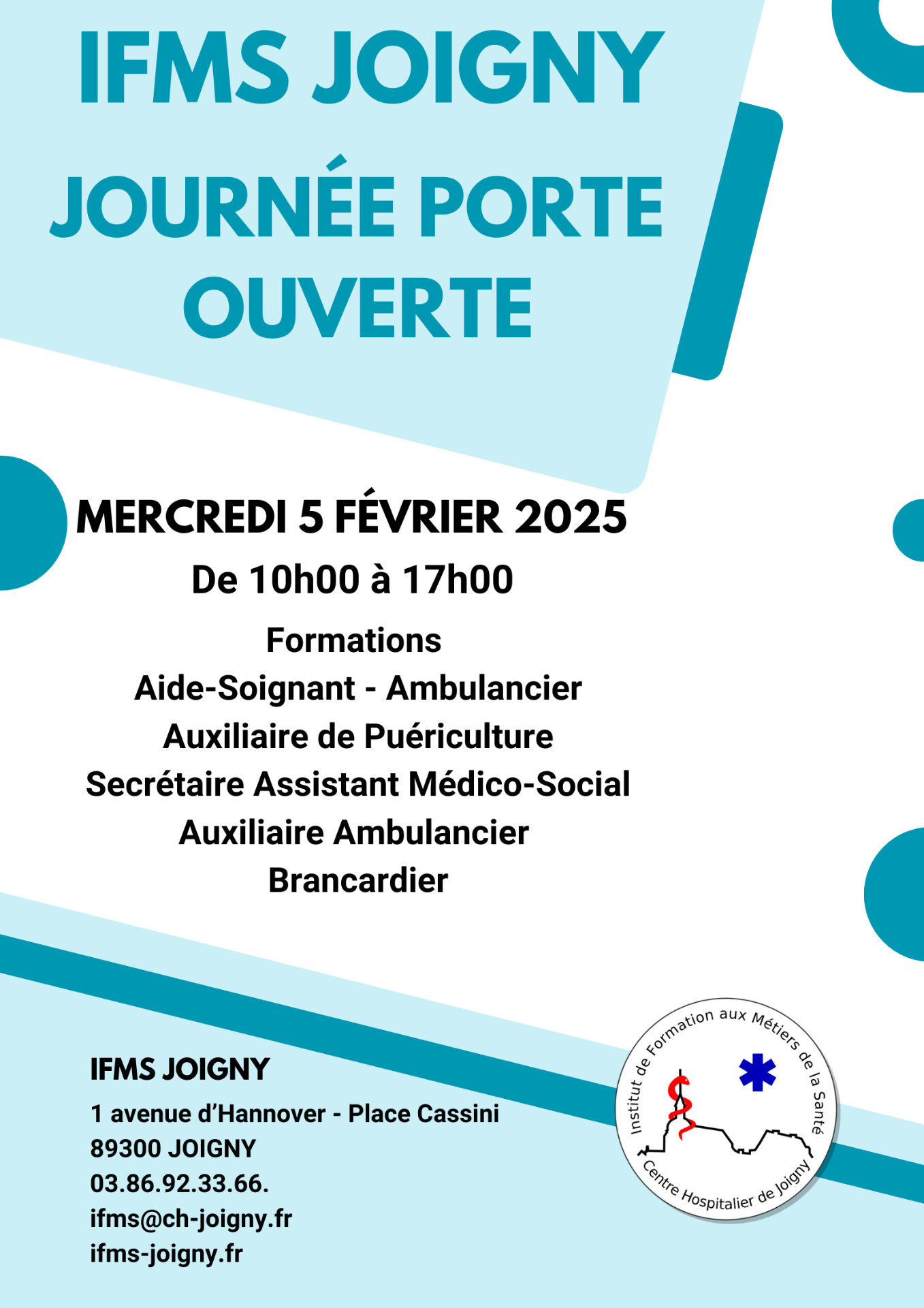 Affiche des portes ouvertes