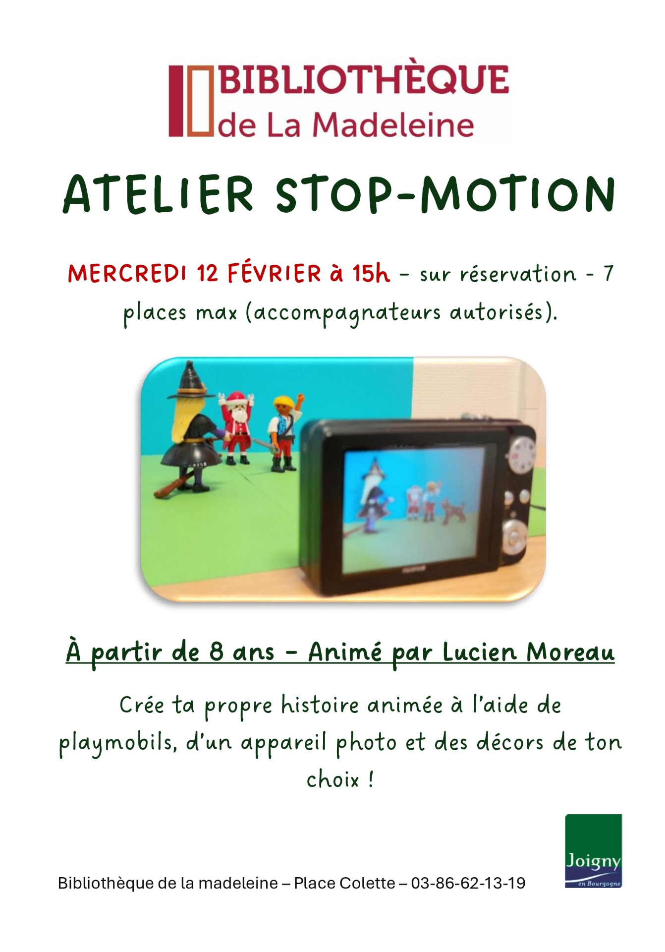 Affiche de l'atelier